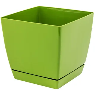 Prosper Plast dukp155–370u 15,5 x 15,5 x 14,2 cm"Coubi" Blumentopf – Olive