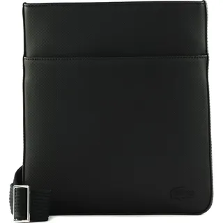 LACOSTE Umhängetasche Men's Classic Flat Crossover Bag Noir schwarz - Schwarz