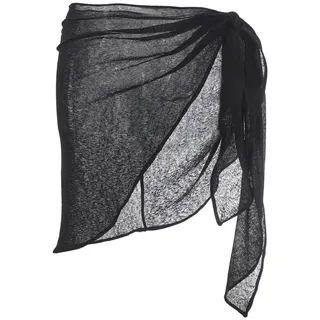 LASCANA Modetuch Strandtuch 128 x 52 cm schwarz