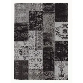 Novel Vintage-Teppich Alanis Allover, Grau, Textil, Uni, rechteckig, 120x180 cm in verschiedenen Größen erhältlich, Teppiche , Böden, Teppiche, Vintage-Teppiche