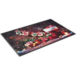 Kleen-Tex »Advent Season« rechteckig 7 mm Höhe Schmutzfangmatte, Motiv Weihnachten, waschbar,