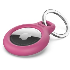 Bild von Secure Holder mit Schlüsselanhänger für AirTag rosé