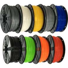 Bild Ampertec 3D-Filament Colorpack, 1.75mm, 4x1kg Spulen