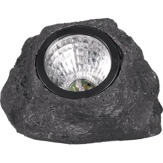 INF Solar-Steinlicht: Realistische Gartendekoration aus Kunstharz mit energieeffizienter LED