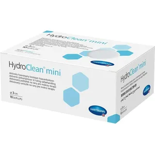 Hartmann HYDROCLEAN mini Kompressen 3 x 3 cm rund steril 10 St