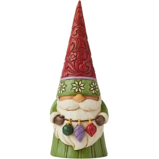 Enesco Jim Shore Heartwood Creek Weihnachtswichtel mit Ornamenten, 13 cm, Mehrfarbig