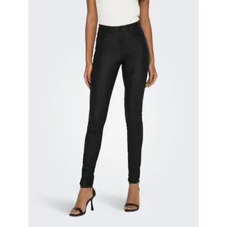 Only Lederimitathose ONLROYAL figurbetont Schwarz XS (34)