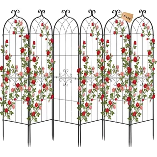 Vevor Rankgitter 220 x 52,5 cm Schwarz