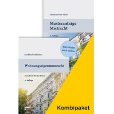 Kombipaket Musteranträge Mietrecht / Wohnungseigentumsrecht