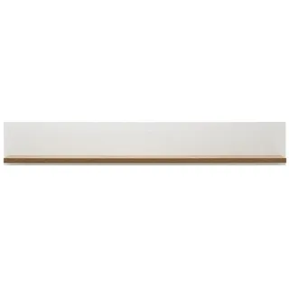 furn.design Wandboard 130 x 20 x 20 cm Weiß