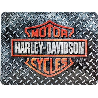 Nostalgic-Art Blechschild Harley-Davidson – Diamond Plate