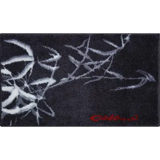 Grund Badteppich , Anthrazit , Textil , Bäume , rechteckig , 70x120 cm , Oeko-Tex® Standard 100, Made in Europe , rutschfest , Heimtextilien, Badtextilien, Badematten