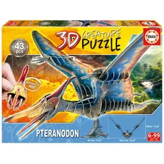Educa Παζλ Pteranodon 3D Creature Puzzle 43 Pieces EDU19689