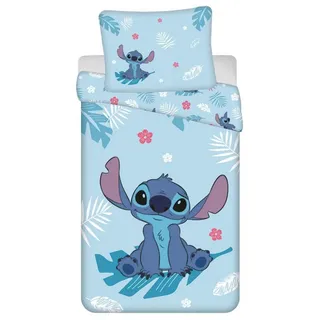 Jerry Fabrics Stitch Angel Blau 140 x 200 cm + 70 x 90 cm