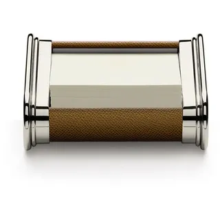 Graf von Faber-Castell 118571 - Zettelkasten Cognac, Leder, Zettelbox für ca. 40 Notizzettel