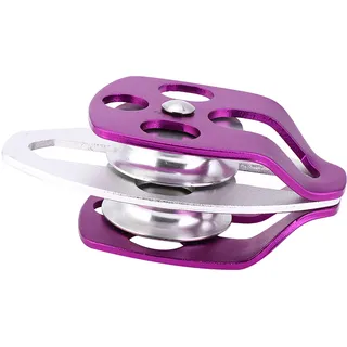 Double Pulley,Side Swing Double Pulley,Rock Climbing Double Pulley,DownhillPulley,Pulley - Lila