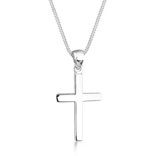 Elli Halskette Damen Kreuz Symbol Basic in 925 Sterling Silber