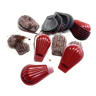 CULIMI Bärenpratzen Formen - Mini Backform Kuchen Form Bärenspur - Madeleines 20 Stück Förmchen mit Antihaft-Beschichtung