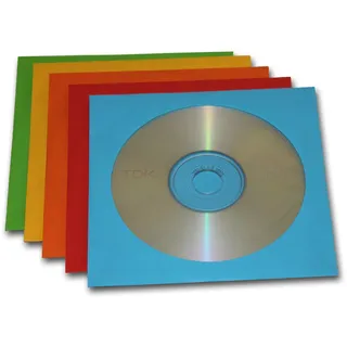 L-FENG-UK CD-R Discs mit 10 farbigen Hüllen