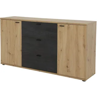 Hela Sideboard, Atlanta Breite 165 cm, braun