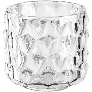 LEONARDO Teelichthalter Poesia Glas Transparent
