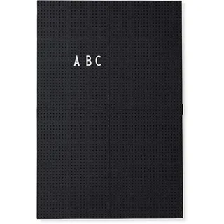 Design Letters Letterboard A3 Schwarz | Stecktafel 42x29 cm | Memoboard | Filz-Buchstabentafel zur Dekoration | Message Board für zimmer deko, büro deko, Wanddeko | Stecktafel Buchstaben | Memotafel
