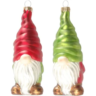 Krebs Glas Lauscha Christbaumschmuck »CBK10933, Weihnachtsdeko, Christbaumschmuck« Weihnachtswichtel, Gnome aus Glas, bunt