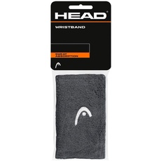 HEAD Unisex-Erwachsene 5 Schweißband, anthrazit, Einheitsgröße