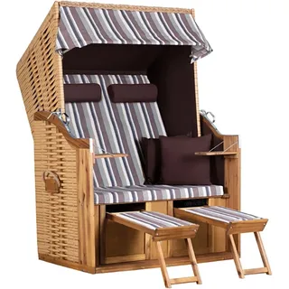 Trendy by Devries Strandkorb Trend 10+ Dessin 741 Natur Akazie FSC®