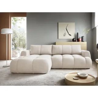 Mirjan24 Eckcouch 2-Sitzer Beige