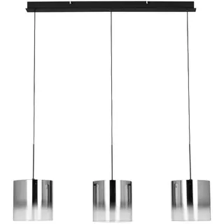 Dieter Knoll Led-Hängeleuchte , Schwarz , Metall, Glas , Uni , 165 mm , länglich , 20x180x100 cm , RoHS, Ce , 3 Helligkeitsstufen , Lampen & Leuchten, Innenbeleuchtung, Hängeleuchten, Pendelleuchten