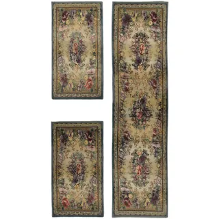 THEKO »Gabiro 72« Höhe 10 mm Set, 3 Stk. tlg. Bettvorleger, Bettvorlage, Läufer-Set, Orient-Optik, Vintage Design