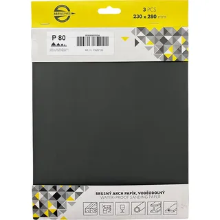 schleifpapier unter Wasser Körnung 600, 230x280mm (3Stk)