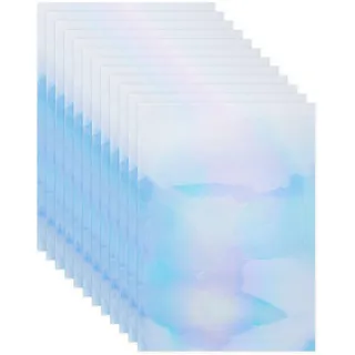 VGOL 40 Blatt Bedruckbare Selbstklebende Holografische Vinyl Aufkleber Papier A4, Wasserdichte Personalisierte Aufkleber für Tintenstrahl- und Laserdrucker