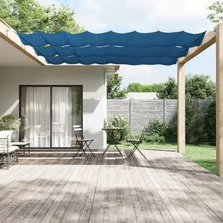vidaXL Senkrechtmarkise Blau 100x1200 cm Oxford-Gewebe - Blau