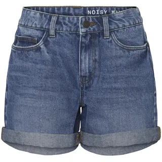 Noisy May Smiley Normal Waist VI060MB BG NOOS Shorts, Medium Blue Denim,