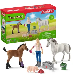 Schleich Farm World Tierarztbesuch Beige 42486