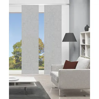 VISION S PIVE Schiebegardine Paneelwagen 60 x 260 cm Silber 2 St.