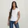RAW Damen Slim V-Neck Top 2 0 Weiß White D24533-4107-110 L