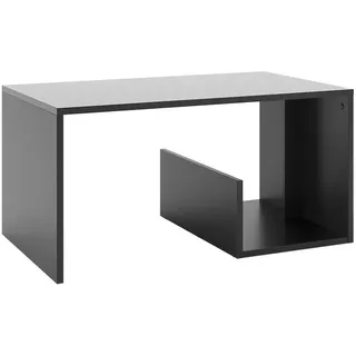 Vicco Couchtisch Lonar, Couchtisch mit der Ablage, Anthrazit, 80 x 46.6 cm