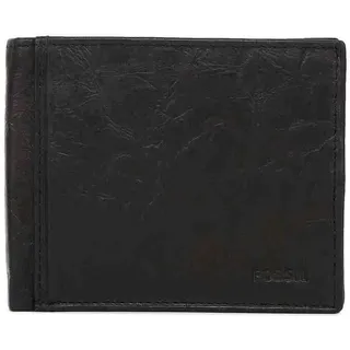 Fossil Ingram Herren Schwarz Leder Geldbörse, ML3781001