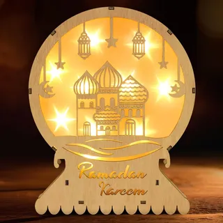 giftota Ramadan-Lampe Holz