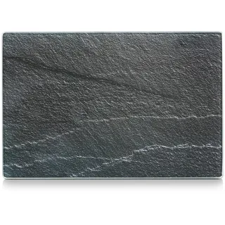 Zeller Schneidebrett Glas 1 30 x 20 cm Grau