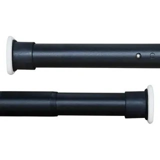 Duschvorhangstange ohne Bohren Teleskopstange Gardinenstange aus Edelstahl Klemmstangen ausziehbar Kleiderstange Spannstange für Bad Kleiderschrank Garten Balkon Schrank 260-310cm