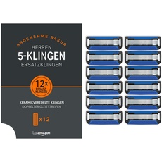 by Amazon 5-fach-Klingen für Herrenrasierer (12 Stück)