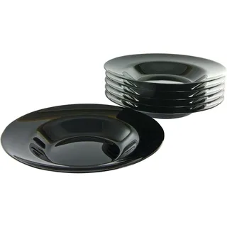 Luminarc Pastateller Ø 29 cm schwarz 6er Set