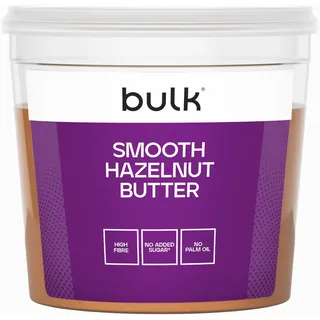 Bulk Natürliche, geröstete Haselnussbutter, glatt, 1 kg, Verpackung kann variieren