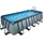 EXIT Stone Pool Grau 250 x 122 x 540 cm inkl. Filterpumpe und Sonnendach
