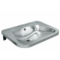 Juvel Intra juvel rs72 wash basin stainless steel wall hung