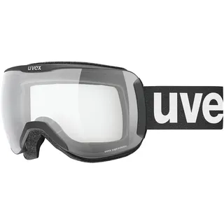 Uvex downhill 2100 - Skibrille für Damen und Herren - Filterkategorie 0 - beschlagfrei - schwarz matt SL/klar - one size